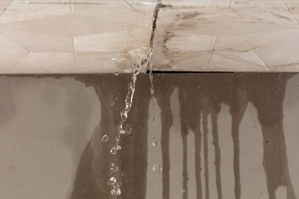 Professional Burst Pipe Cleanup technician working in Russell, PA